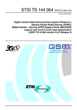 Die Norm ETSI TS 144064-V4.0.0 31.3.2001 Ansicht