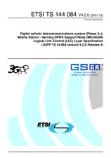 Die Norm ETSI TS 144064-V4.2.0 31.12.2001 Ansicht