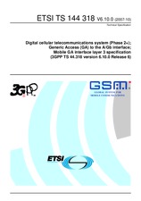 Die Norm ETSI TS 144318-V6.10.0 26.10.2007 Ansicht