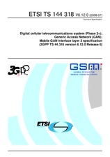 Die Norm ETSI TS 144318-V6.12.0 28.7.2008 Ansicht