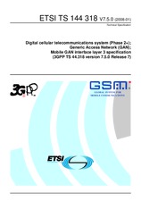 Die Norm ETSI TS 144318-V7.5.0 31.1.2008 Ansicht