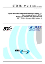 Die Norm ETSI TS 144318-V9.2.0 31.3.2010 Ansicht