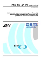Die Norm ETSI TS 145002-V4.4.0 31.8.2001 Ansicht