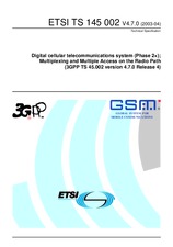 Die Norm ETSI TS 145002-V4.7.0 30.4.2003 Ansicht
