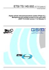Die Norm ETSI TS 145002-V7.7.0 4.7.2008 Ansicht
