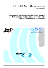 Die Norm ETSI TS 145002-V8.1.0 8.4.2011 Ansicht