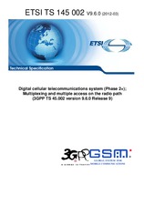 Die Norm ETSI TS 145002-V9.6.0 30.3.2012 Ansicht