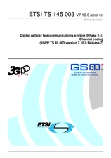 Die Norm ETSI TS 145003-V7.10.0 28.10.2009 Ansicht