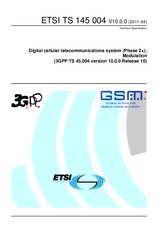 Die Norm ETSI TS 145004-V10.0.0 8.4.2011 Ansicht