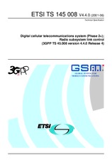 Die Norm ETSI TS 145008-V4.4.0 31.7.2001 Ansicht