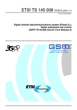 Die Norm ETSI TS 145008-V4.6.0 30.11.2001 Ansicht