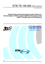 Die Norm ETSI TS 146006-V8.0.0 6.2.2009 Ansicht