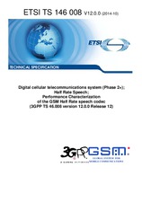 Die Norm ETSI TS 146008-V12.0.0 9.10.2014 Ansicht
