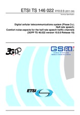 Die Norm ETSI TS 146022-V10.0.0 28.4.2011 Ansicht