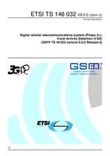 Die Norm ETSI TS 146032-V6.0.0 31.12.2004 Ansicht