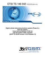 Die Norm ETSI TS 146042-V12.0.0 7.10.2014 Ansicht