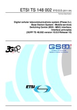Die Norm ETSI TS 148002-V10.0.0 4.4.2011 Ansicht