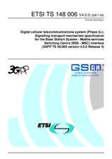 Die Norm ETSI TS 148006-V4.0.0 21.5.2001 Ansicht