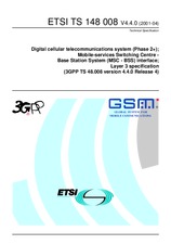 Die Norm ETSI TS 148008-V4.4.0 15.5.2001 Ansicht