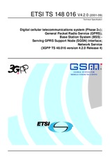 Die Norm ETSI TS 148016-V4.2.0 30.9.2001 Ansicht
