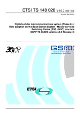 Die Norm ETSI TS 148020-V4.0.0 31.3.2001 Ansicht