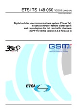 Die Norm ETSI TS 148060-V5.0.0 30.4.2002 Ansicht