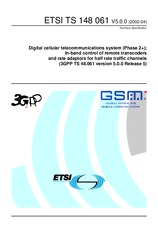 Die Norm ETSI TS 148061-V5.0.0 30.4.2002 Ansicht