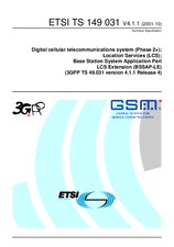 Die Norm ETSI TS 149031-V4.1.1 19.10.2001 Ansicht