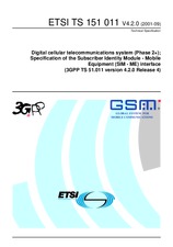 Die Norm ETSI TS 151011-V4.2.0 30.9.2001 Ansicht