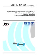 Die Norm ETSI TS 151021-V4.0.0 30.11.2001 Ansicht