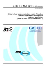 Die Norm ETSI TS 151021-V4.3.0 28.2.2003 Ansicht