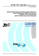 Die Norm ETSI TS 152021-V6.0.0 31.1.2005 Ansicht