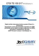 Die Norm ETSI TS 155217-V11.0.0 13.11.2012 Ansicht