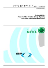 Die Norm ETSI TS 170016-V3.1.1 17.2.2009 Ansicht