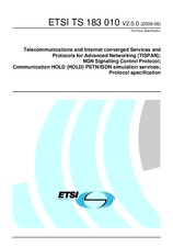 Die Norm ETSI TS 183010-V2.0.0 6.6.2008 Ansicht