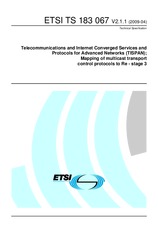 Die Norm ETSI TS 183067-V2.1.1 17.4.2009 Ansicht