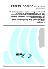 Ansicht ETSI TS 186002-5-V1.0.0 2.4.2008