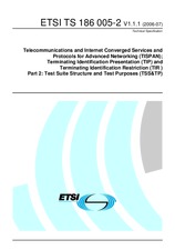 Die Norm ETSI TS 186005-2-V1.1.1 17.7.2006 Ansicht