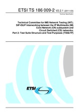 Die Norm ETSI TS 186009-2-V2.2.1 18.3.2011 Ansicht