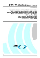 Die Norm ETSI TS 186009-3-V2.1.1 25.9.2009 Ansicht