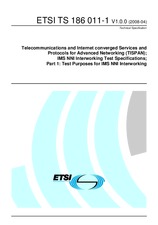 Die Norm ETSI TS 186011-1-V1.0.0 15.4.2008 Ansicht