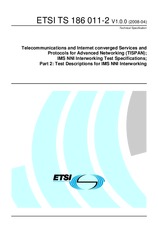 Die Norm ETSI TS 186011-2-V1.0.0 15.4.2008 Ansicht