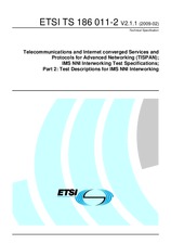 Die Norm ETSI TS 186011-2-V2.1.1 10.2.2009 Ansicht