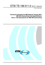 Die Norm ETSI TS 186011-2-V2.2.1 17.3.2009 Ansicht