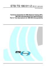 Die Norm ETSI TS 186011-2-V2.3.1 9.4.2010 Ansicht
