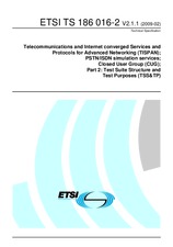 Die Norm ETSI TS 186016-2-V2.1.1 3.2.2009 Ansicht