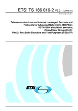 Die Norm ETSI TS 186016-2-V2.2.1 20.7.2009 Ansicht
