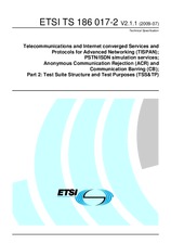 Die Norm ETSI TS 186017-2-V2.1.1 20.7.2009 Ansicht