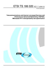 Die Norm ETSI TS 186020-V2.1.1 17.12.2009 Ansicht