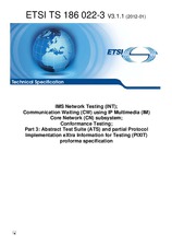 Die Norm ETSI TS 186022-3-V3.1.1 23.1.2012 Ansicht